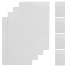 50Pcs Blank Metallkort Sublimerings Tjocka Namnkort