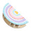 regenbogenförmiger holz-stiftehalter, schreibtischorganizer 8