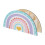 regenbogenförmiger holz-stiftehalter, schreibtischorganizer 9