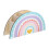 regenbogenförmiger holz-stiftehalter, schreibtischorganizer 3
