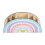 regenbogenförmiger holz-stiftehalter, schreibtischorganizer 4