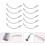 20Pcs Professionella V-Broms Kabelguide Rör För (Silver) 5