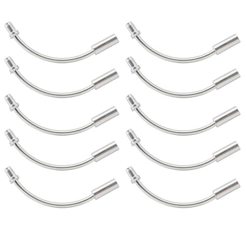 20Pcs Professionella V-Broms Kabelguide Rör För (Silver) 1