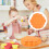 Silikon Waben Kuchen Backform Orange Kreative Backhilfe 8