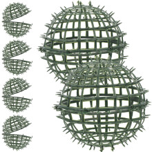 6Pcs Konstgjord Växt Topiary Boll Stöd Ram Rack
