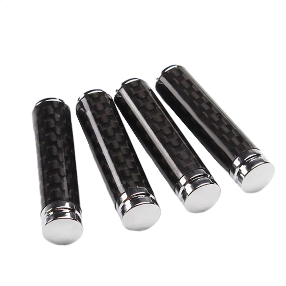 Car Door Lock Knobs 4X Carbon Fiber, Auto Door Lock Set, Car Interior Accessories For Trucks, Vans, Vehicles 9105992810390