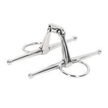 135mm Premium Stainless Steel Horse Snaffle Bit for Better Handling