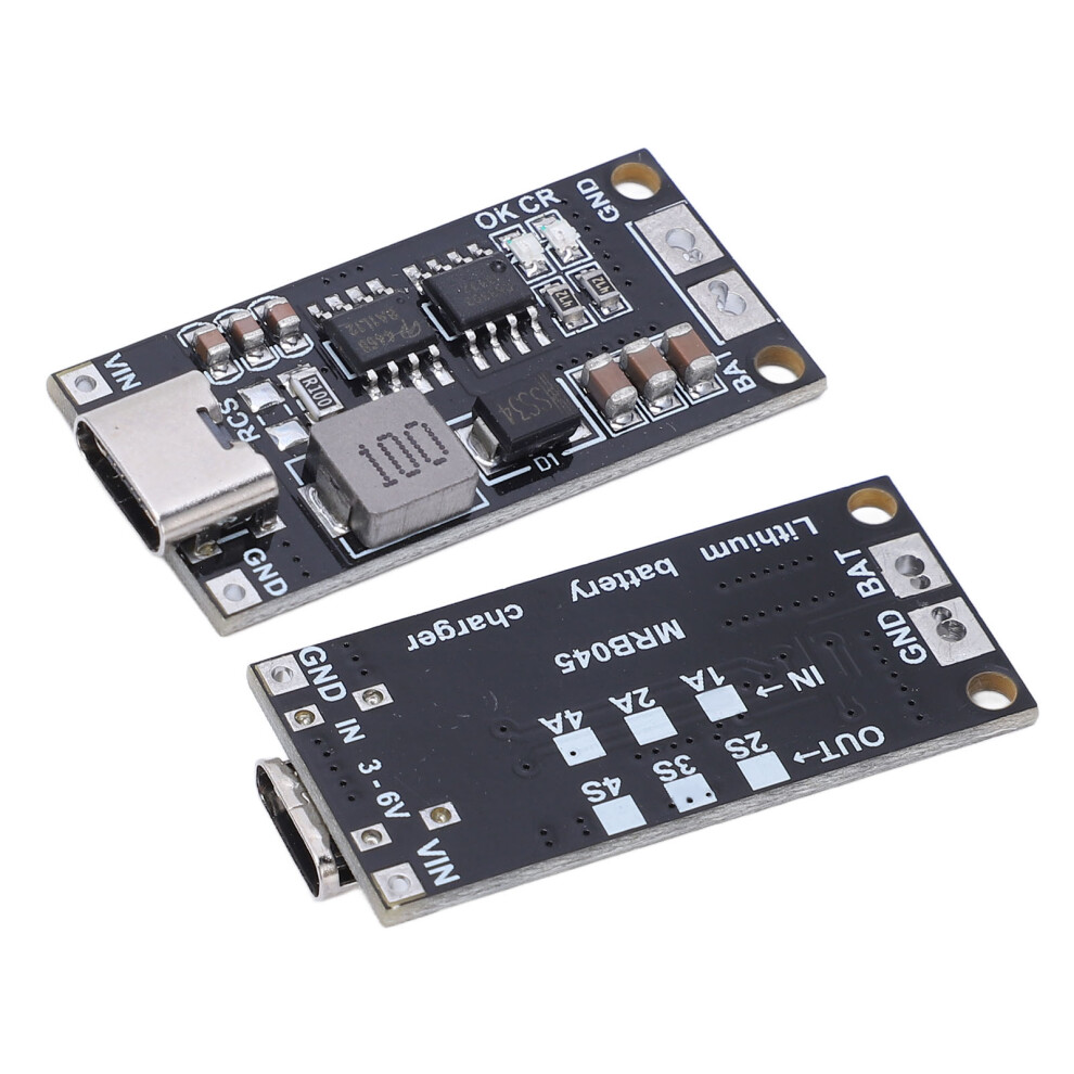 2Pcs 3S Lithium Battery Charger Board Type C To 12.6V 1A Boost Module 9461356649410