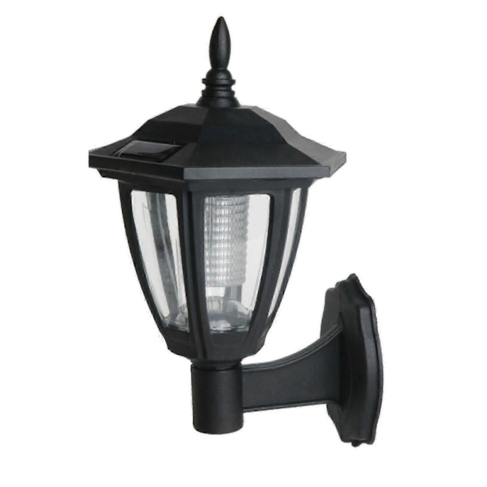 Kikidex (As Show, Color1) New Solar Garden Lantern Outdoor Led Wall Light Outside Coach Lamp