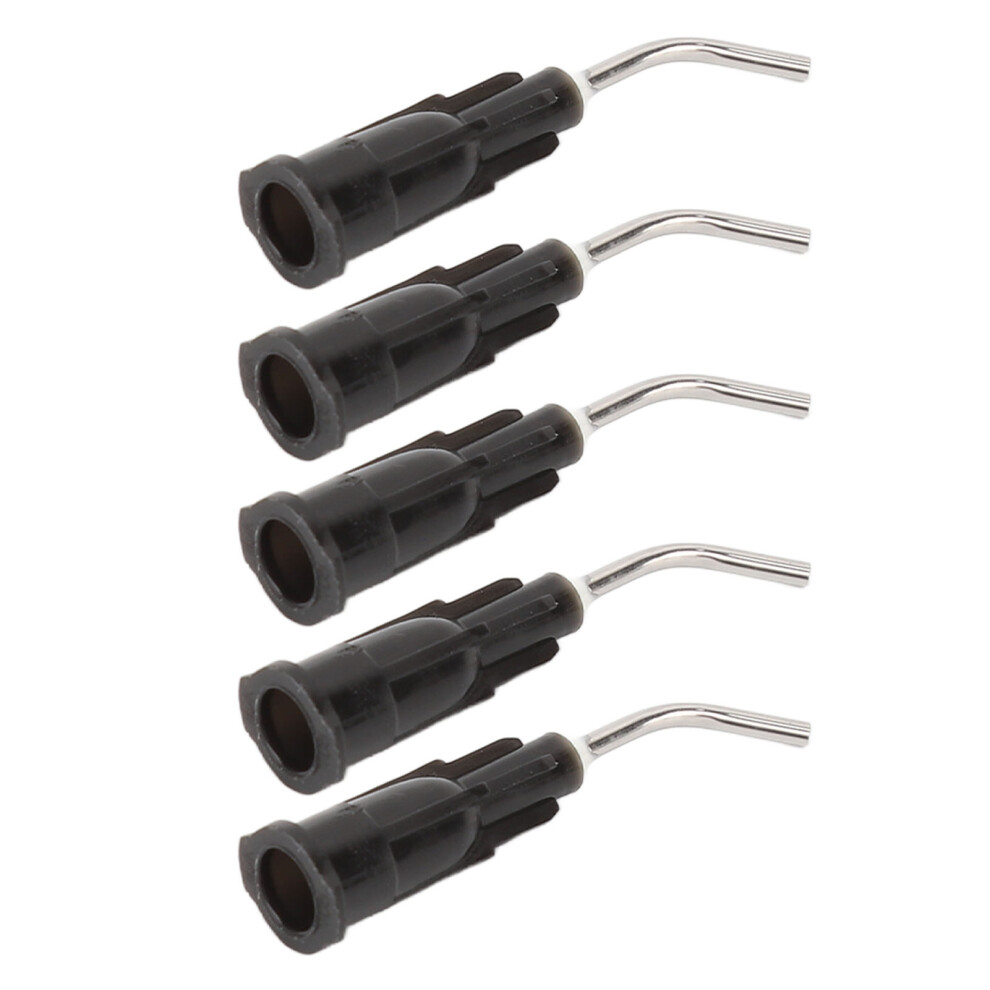 100pcs 18G Disposable Dental Irrigation Needle Tips Black Plastic
