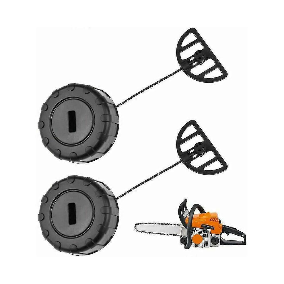 Kikidex (As Show, One Size) Fuel Cap And Oil Cap For Stihl 017 018 Ms170 Ms180 Chainsaw 2 Pieces