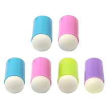 6 Pcs Fingernas Bläckkuddar Handarbete DIY Stämpelkuddar Målarverktyg