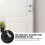 2Pièces Supports De Porte En Noire Pour Rangement Compact 8
