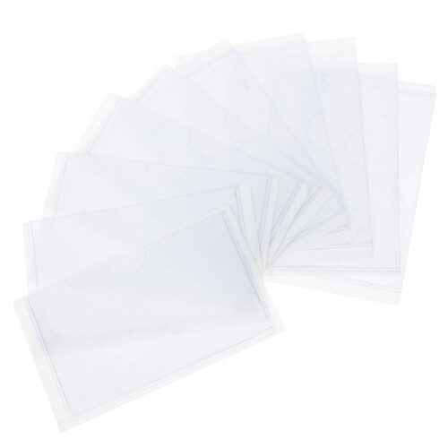 10Pcs Kort Höllare Märknings Etikett Förpackningspåse 2