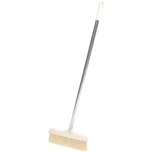 Sweeping Broom Avtagbar Borste Med Långt Handtag För Golvvärmning