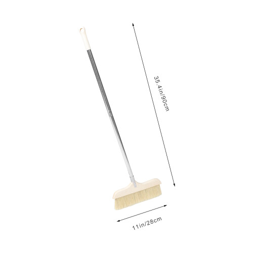 Sweeping Broom Avtagbar Borste Med Långt Handtag För Golvvärmning 2