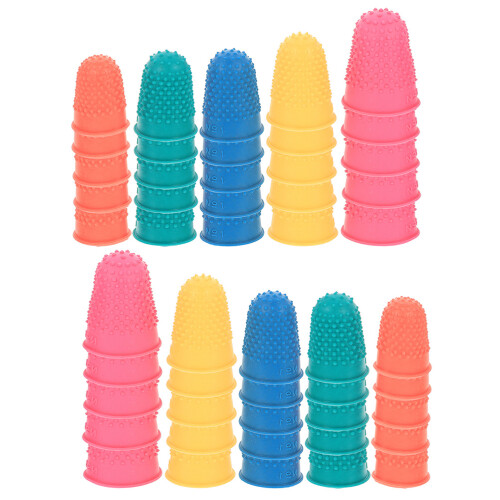 50Pcs Gummifinger Skydd För Räkning Sortering 1