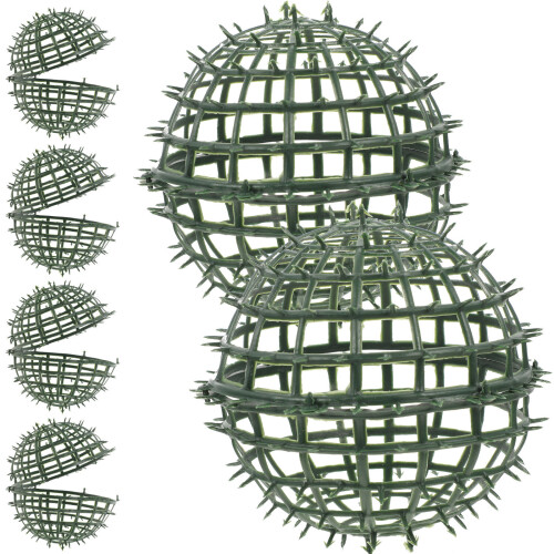 6Pcs Konstgjord Växt Topiary Boll Stöd Rack