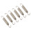 6Pcs Utsläppssystem För Motorcykel Roterbara Fästfjädrar 1