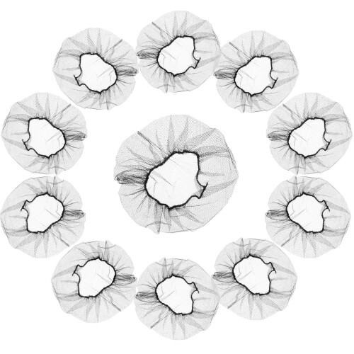 100 Pcs Engångshårnät Nylonmasker Engångs Nylonmask Hårnät För