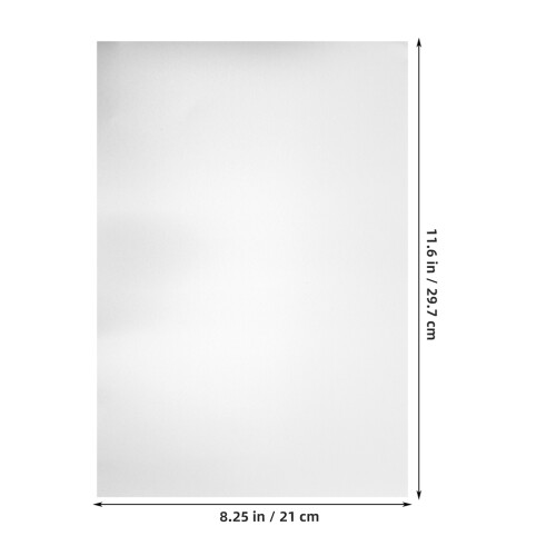 3Pcs Aluminiumplatta A4 Sublimation Tom Metallskylt Diy 1