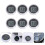6Pcs Vattentät Digital Plastklocka För Motorcykel 7