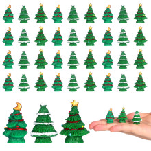 30pcs Resin Christmas Tree Ornaments Xmas Decor Craft Gift