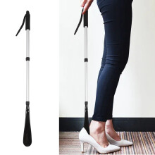 Comfort Grip Aluminum Tube Shoe Horn - Extendable and Durable
