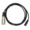 Cable hembra de 3,5 mm a macho XLR, 1,5 m/4,9 ft 15