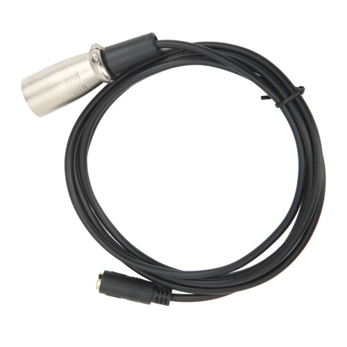 Cable hembra de 3,5 mm a macho XLR, 1,5 m/4,9 ft 2