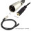 Cable hembra de 3,5 mm a macho XLR, 1,5 m/4,9 ft 5