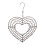 Heart Shaped Wreath Wire Frame Decorative Hanging Planter Succulent 2