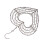 Heart Shaped Wreath Wire Frame Decorative Hanging Planter Succulent 7