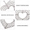 Heart Shaped Wreath Wire Frame Decorative Hanging Planter Succulent 11