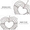 Heart Shaped Wreath Wire Frame Decorative Hanging Planter Succulent 9