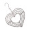 Heart Shaped Wreath Wire Frame Decorative Hanging Planter Succulent 6