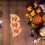 Rustic Halloween Wood Plate Bat Design Snack and Fruit Storage 10