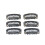 100Pcs/ -Form Snabbfästen För Hår Extensions, Peruker, Baretter, Hattar 8