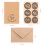 16 Set Tack Kort Av Kraftpapper För Present Hälsokort 2