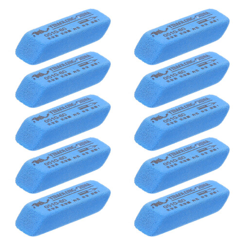 10Pcs Hållbara Blå Fret Radergummi För Gitarrsträngar Polering