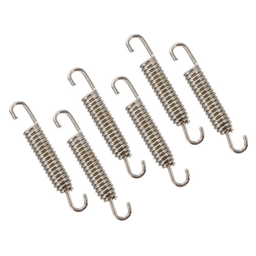 6Pcs System För Motorcykelutsläpp Helt Roterbara Fästfjädrar 2