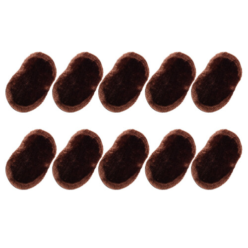 10Pcs Effektiva Skoskonsk Handskar Skoborste I Simulerad