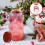10 Set Snömanneformade Dryckesflaskor Jul Med Halsdukar 5