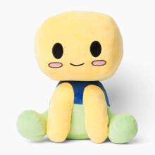 (Yellow)78-inch Blox Buddies Knuffeldier Zacht Pluche Knuffelknuffel Kinderen Baby Cadeaus Kerstmis Verjaardag