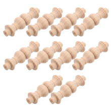 10Pcs Obehandlade Trä Trappstöd För Möbelhantverk Heminredning Diy