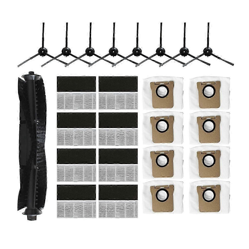 Kikidex (As Show, One Size) Compatible For Ultenic T10 Pro Main Side Brush Hepa Filter