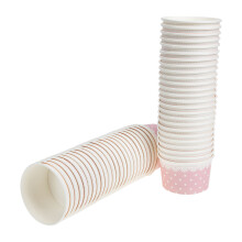 50Pcs Tryckta Pappersskålar För Glass Yoghurt