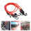 3pcs Cargo Tensioner Belts Binding Tools Elastic Cords With Hooks 3