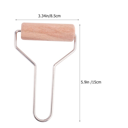 Rouleau En Bois Pour Argile Avec En Fer 1