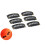 100Pcs/ -Form Snabbfästen För Hår Extensions, Peruker, Baretter, Hattar 11